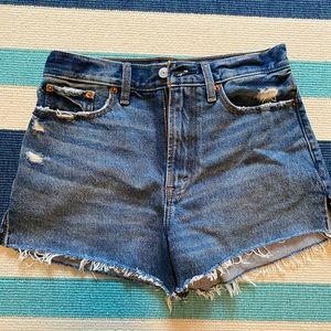 abercrombie jean shorts